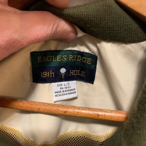 Golf vest by Eagles Ridge in forest green w mesh lining in a Sz Large in EUC - Picture 4 of 8